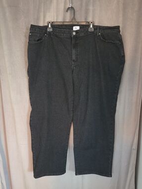 d/c jeans Size 24 Black Wide-Leg High-Rise Jeans